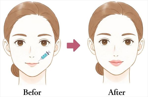 唇ヒアルロン酸のイメージ