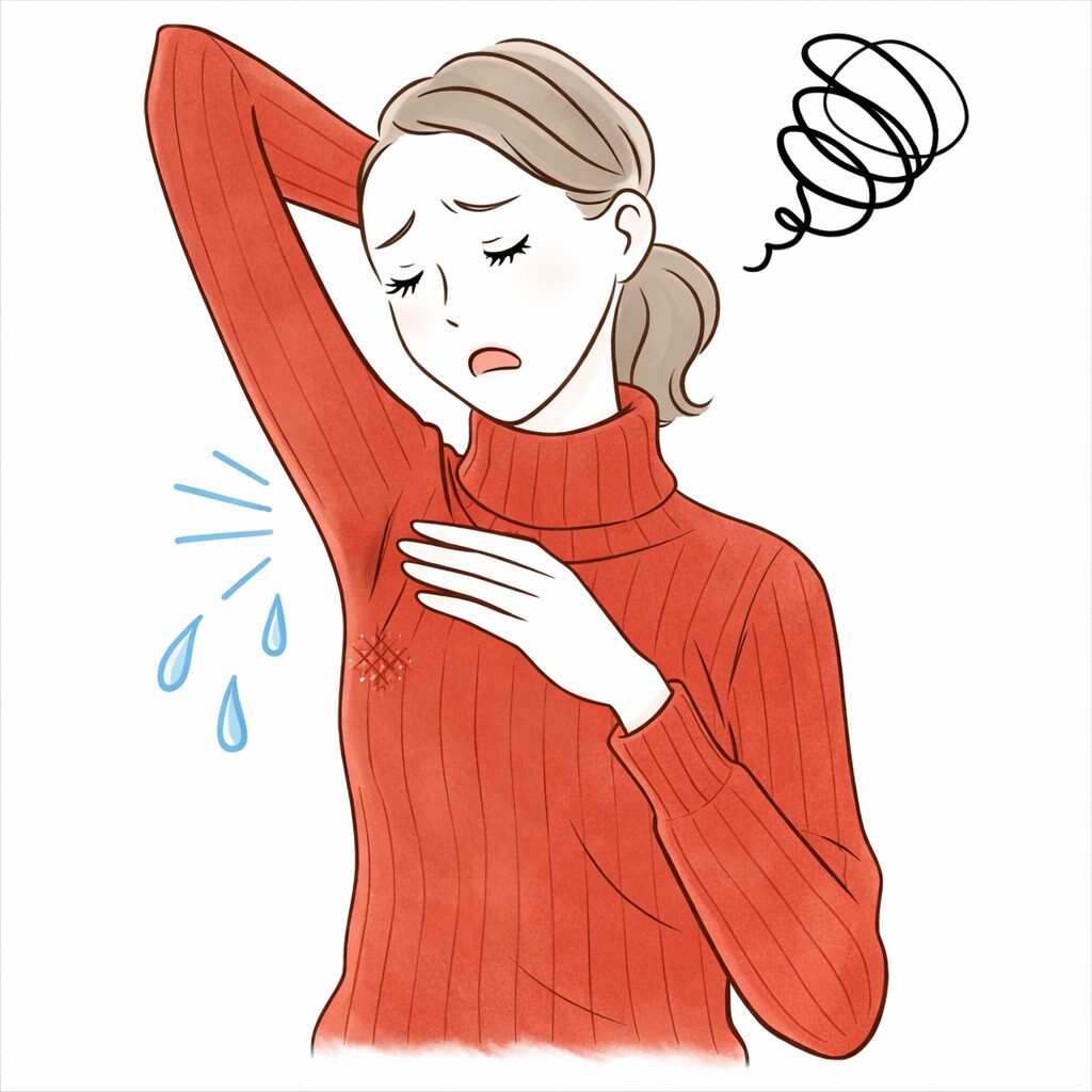 ワキガで悩む患者さん