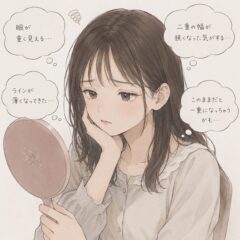 二重埋没が取れかけているサインとは？原因と治療法をわかりやすく解説